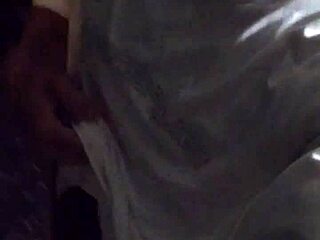 Gay amateur flashes his dreads in public