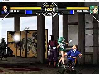 Tung fu Rue and Sailor Neptune battle it out in steamy video