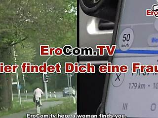 German MILF in stockings seduced and fucked by online group of men