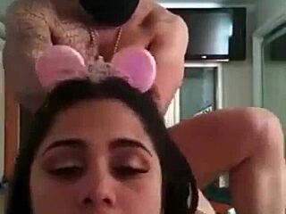 Venezuelan beauty gets her ass pounded hard