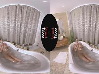 Experience the forbidden pleasure of bubble baths with a round butts