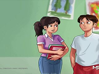 Drawing each other in the game