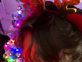 Want the best New Year gift? Darcy Dark gives sex and blowjob!