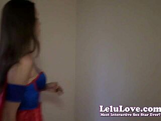 superheroine lelu love flies in to suck your cock for a messy facial