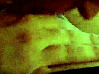 Cumshot on Blonde Wife's Face after Deepthroat Blowjob