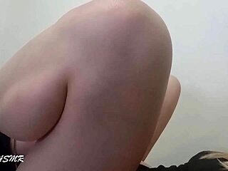Blonde beauty Miley Grey enjoys a hot and steamy oral session