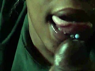 Pregnant Thot Takes a Facial from a Monster Cock