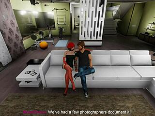 Mature game girl's experience in 3dxchat