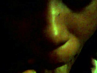 ebony queen delivers sloppy blowjob to black partner