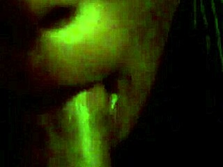 ebony queen delivers sloppy blowjob to black partner