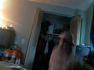 Jerking my cock is an intriguing solo act. Watching Nikki Brooks enhances the experience.