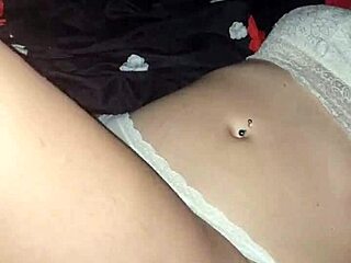 Spanish Blonde Wakes Me Midnight Rubbing My Pussy with Her Cock