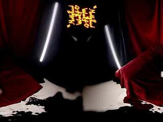 loona from helluvaboss rides cock cowgirl and gets creampie in pov vr