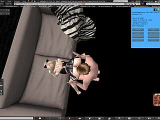 Amazing boobs and face of a cute avatar in Second Life