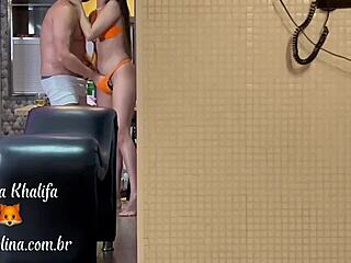 Group sex with Mel Khalifa and her hotwife friends