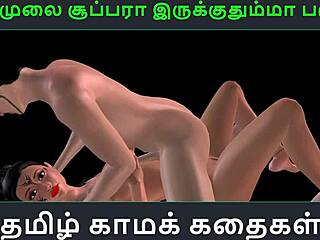 Intense Tamil Sex Story: Indian Girl Fucks Japanese Man in 3D Anime