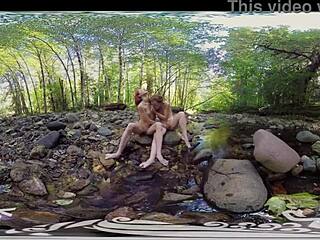 Watch Ana, Molly, And Belle Make Out And Finger Outdoors In Vr?