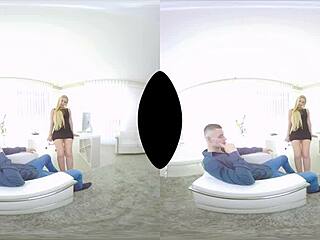 Lena Nitro's Virtual Reality Office Sex: Hardcore and Real
