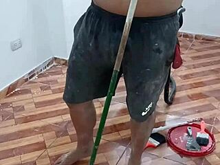 Hot Wife Fucks Painter for Payment With Her Ass!