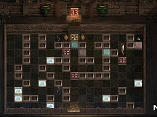 Can you solve these puzzles while getting a blowjob in Treasure of Nadia?
