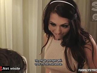 Sugar baby gets caught in the act by her stepmom