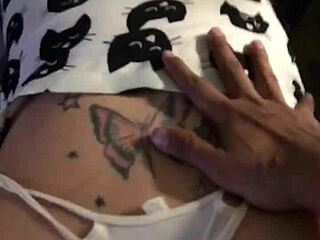 Cum-hungry latina craves anal from monster black cock