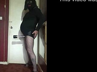 Sissy crossdresser uses a pump to enhance his appearance in part 3