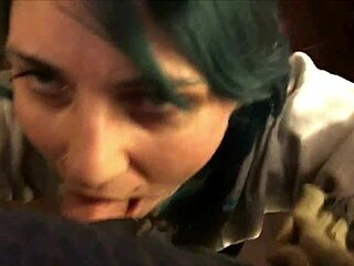 POV Sloppy Spit Blowjob With Two Cumshots On Natural Tits