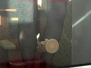 Slim Milf's Juicy Ass Bent Over In Stockings