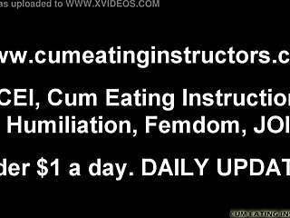 Enjoy a steamy session of liquid lunch with Cei in this jerk off POV video
