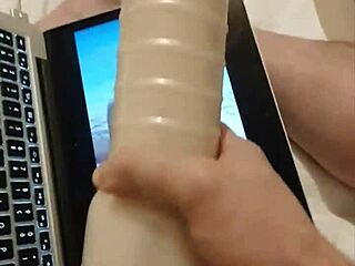 My Latina girlfriend gets penetrated by a guy using a fleshlight