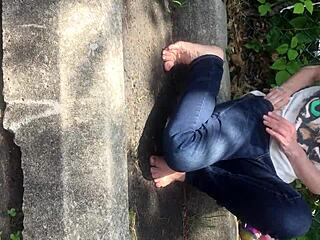 My fascination with Elizabeth's dirty feet grows stronger every time