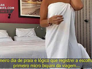 Brazilian Couple Chooses Bikini For Carnival Day