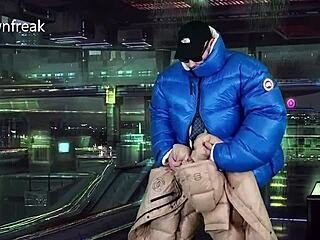 Nylon Dreams: Masturbating in Super Puff Jacket