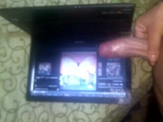 Tribute to best friend masturbating to cum