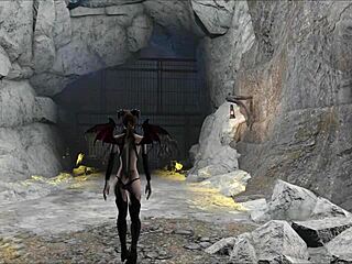 fallout 4 dark angel fashion in sexy hentai style