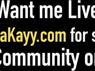 nina kayy flaunts big butt in stockings