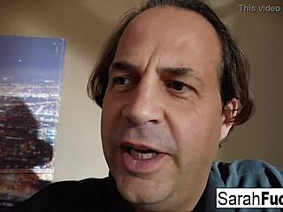 Sarah Jessie Stays Late at the Bar for Bartender's Big Cock and Cumshot