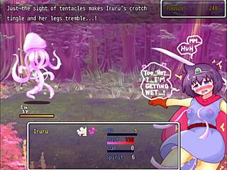 Wildlife and lustful magic collide in Iruru's bound bondage adventure