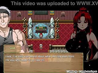 Expressionless anime girl gets a handjob and cums in Rpg Maker game