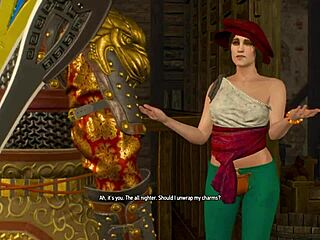 Witcher 3-inspired cowgirl ride with English subtitles