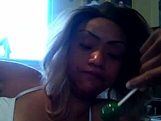 Intriguing amateur POV scene with blowjob and swallow