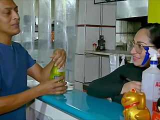 Mesera's intimate encounter with a customer leads to unprotected intercourse
