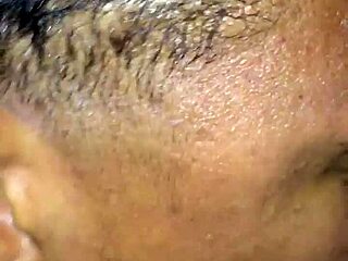 ebony amateur pussy eaten and stroked until shaking