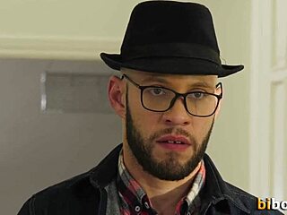Gay group sex with bisexual hunk