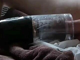 Intense pussy fuck and cum swallowing in fetish video