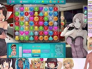 Anime babes in lingerie on a wild dating adventure