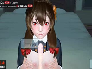 Yunyun's uncensored Hentai anime with voluptuous breasts and intense pleasure