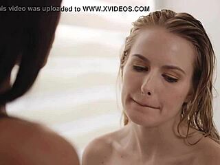 Scarlett Sage And Julie Kay Share Emotional Lesbian Passion In Bathtub. Oral And Doggystyle With Natural Tits.