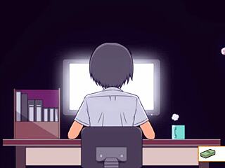 Megu's insatiable craving for sex in Japanese adult game